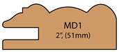 Allstyle Cabinet Doors: Miter Profile MD1(51mm)